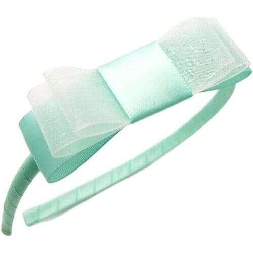 100pcs/lot Organza-ribbon-headband