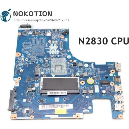 NOKOTION ACLU9 ACLU0 NM-A311 Laptop Motherboard For lenovo Ideapad G50-30 Main Board SR1W4 N2830 CPU DDR3L
