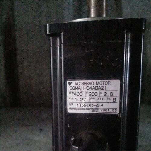 Used Tested Working SGMAH-04ABA21 AC SERVO MOTOR