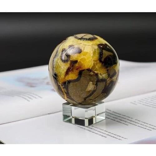 50mm-55mm Natural Crystal Septarium Ball Craft Home Decor 1pc