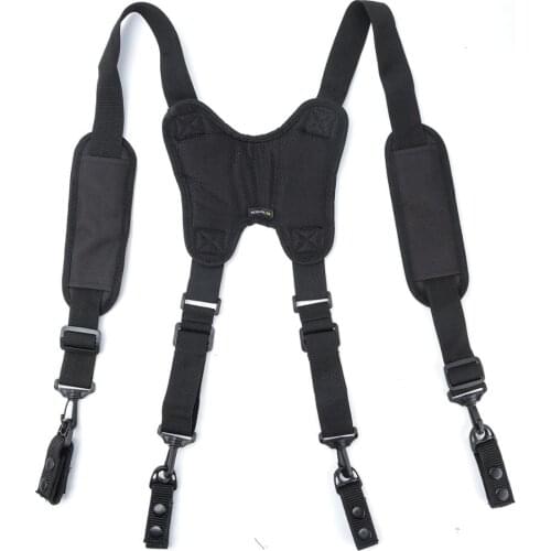 Tactical Suspenders Outdoor Adjustable H-type Suspenders Multi-function Tactical Duty Belt Equipment Harness Combat Belt Strape