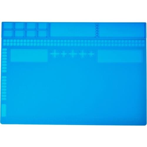 GTBL Heat-Resistant Insulation Silicone Soldering Pad Desk Mat Maintenance Platform for Bga Soldering Repair Station Tools 35x25
