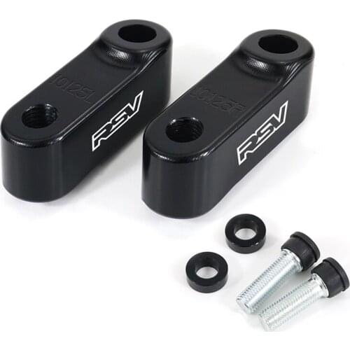 Motorcycle Mirrors Extension Riser Extend Adapter Fit For Aprilia RSV1000 Tuono 2002-2004 RSV 1000 R Tuono Fighter 2006-2021