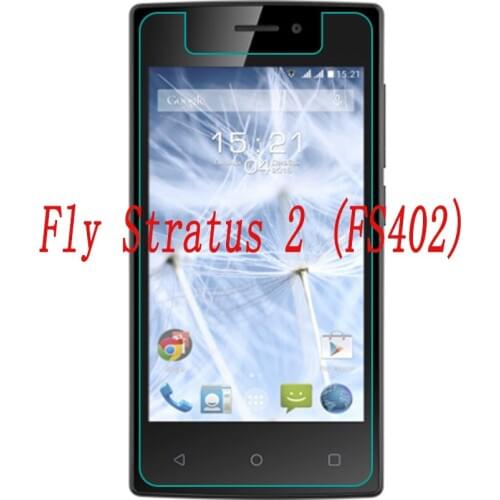 Smartphone Tempered Glass for Fly Stratus 2 FS402 9H Explosion-proof Protective Film Screen Protector cover phone