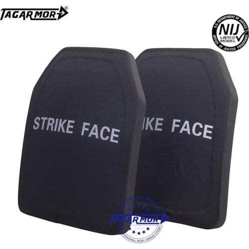 2pcs/lot NIJ Level 3 Hard Body Armor Ballistic Multi Curve Bullet proof Panel Bulletproof Vest Plate