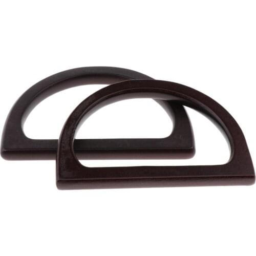 2pcs Wooden Bag Handle Replacement Wood Wooden Bag Handle DIY Purse Handle Handcraft Supplies Wood Purse Handle