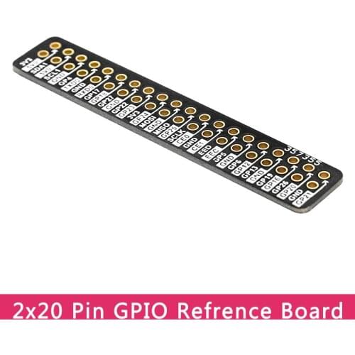 2x20 Pin GPIO Reference Board for Raspberry Pi 4 B/3B+/3B