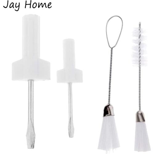 4pcs Sewing Machine Accessories Mini Sewing Screwdriver Sets & Cleaning Brush for Household Sewing Machine Repair Kit