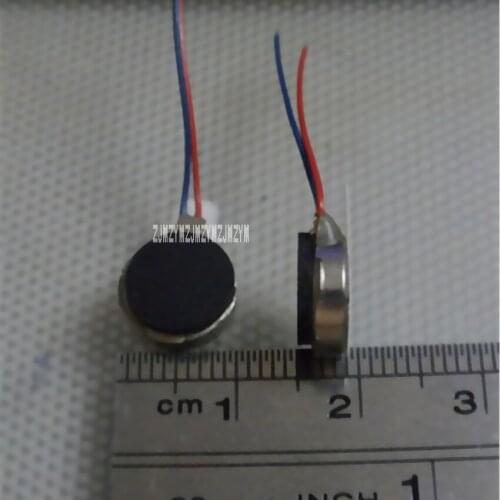 500pcs/lot New Arrival 1027 Voltage 3V Vibration Micro Motor Flat Toy Cell Phone Pager Vibrator Motor 10mm x 2.7mm Hot Selling