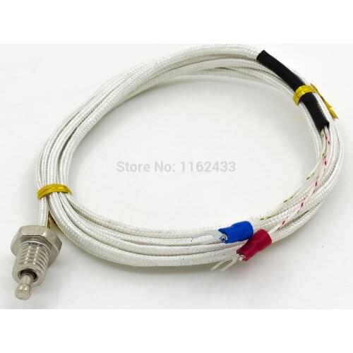 FTARB01 K E type M6 M8 M10 bolt head 0.5m fibreglass braided cabel screw thermocouple temperature sensor