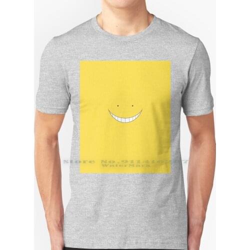 Pulpo Amarillo T Shirt 100% Pure Cotton Octopus Ansatsu Yellow Koro Anime Kyoushitsu Assasination Manga School Sensei Classroom