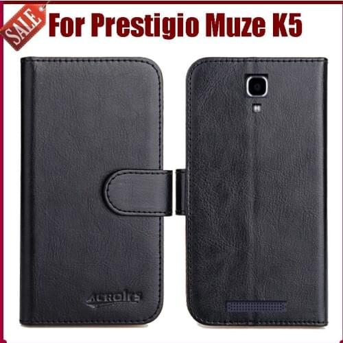 Hot Sale! Prestigio Muze K5 Case High Quality 6 Colors Flip Leather Exclusive Protective Cover For Prestigio Muze K5 Case