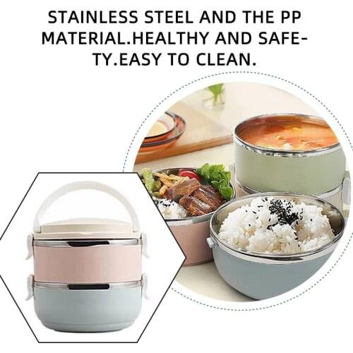 Compact Size Home Office Lunch Box Thermal For Food Bento Box Stainless Steel Lunch Box For Kids Portable Picnic