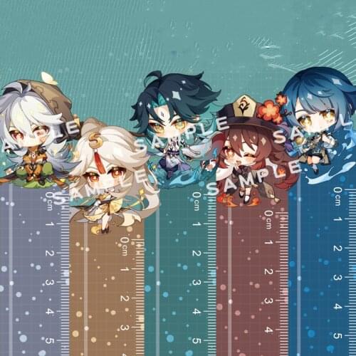 Klee Rulers Set Cartoon Kawaii Ruler Straight Study Stationery Journal Writing Drafting Supplies School Genshin Impact Barbatos