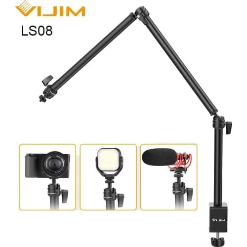 Ulanzi SK-04 Extendable Wireless Monopod Tripod Selfie Cold Shoe Phone Mount Holder for Microphone LED Light 1/4 Screw