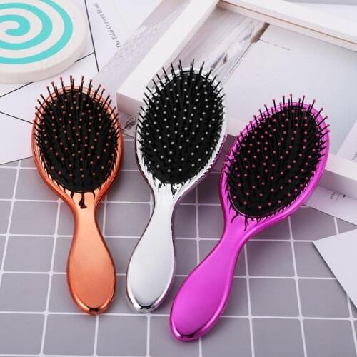 New Hair Cushion Comb Ladies Hair Anti-Static Professional Salon Hair Scalp Massage Circular Brush for Improving Smoother