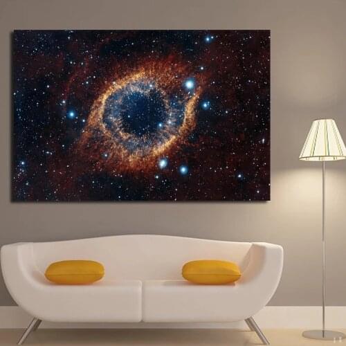 Universe Space and Stars Starry Sky Planet Posters and Prints Painting on Canvas Cuadros Wall Art Pictures for Living Room Decor