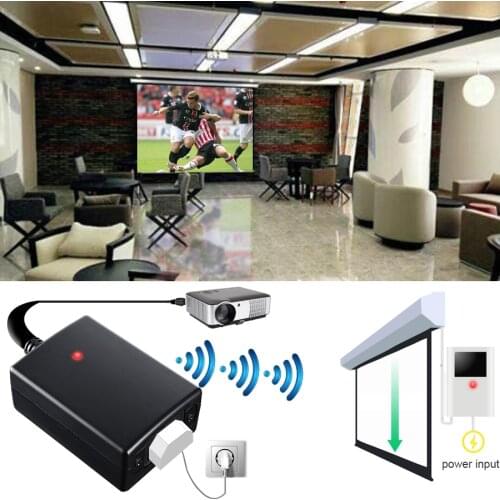 RF 433.92MHZ Projection Screen AC Trigger switch Projector accessories compatible with A-OK Motor work for Smart Home homekit