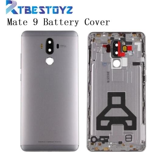 RTBESTOYZ Housing Case Mate 9 Mate9 Original Metal Battery Back Cover With Camera Lens+Power Volume Buttons For Huawei Mate 9