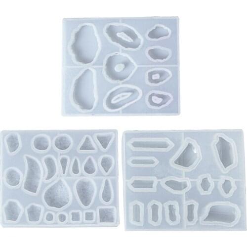Earrings Epoxy Resin Mold Ear Studs Dangle Casting Silicone Mould DIY Crafts Jewelry Necklace Pendants Making Tools