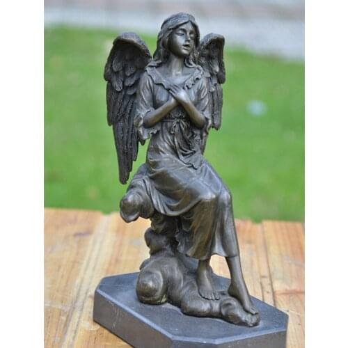 Statue decoration s jewelry Home Furnishing Angel bless birthday gifts housewarming marriage feng shui ornamentsroom Art Statue