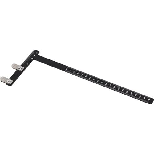 Aluminum Alloy T Square Measuring Brace Height Tool T Ruler for Compound Recurve Bow Hunting Shooting Archery Accessories
