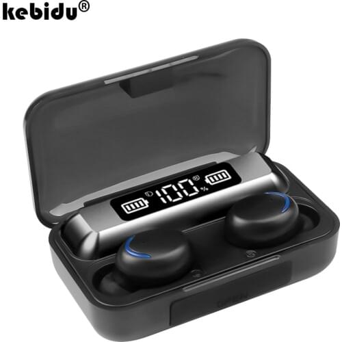 TWS Bluetooth 5.0 Earphones 2200mAh Charging Box Wireless Headphone 9D Stereo Sports Waterproof Earbuds Headsets With Microphone