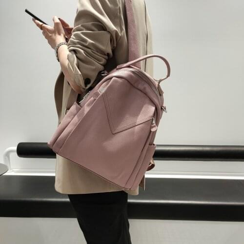 Large Capacity Women Backpack 100% Genuine Cow Leather Female Travel Bag School bag For Girls Fashion Knapsack High Quality