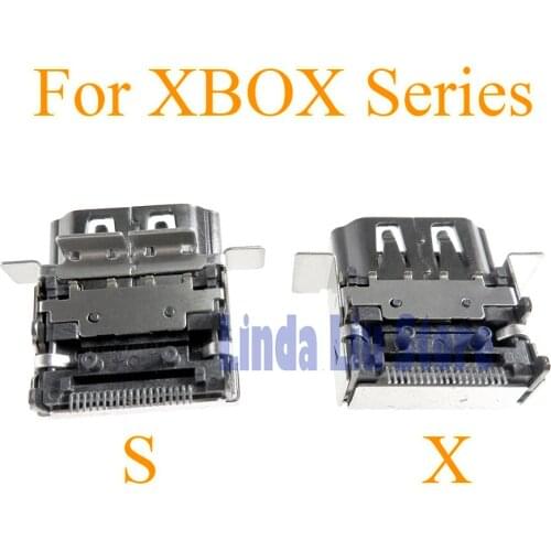 15pcs Original New Controller Port For XBOX Series S X HDMI-compatible 2.1 Socket Interface Connector Replacement For XBOX S X
