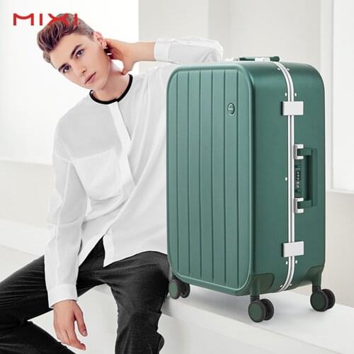 The 3rd Generation Aluminum Frame Luggage Mixi Patent Design Suitcase Travel Rolling Trolley Case PC Spinner Wheels 20 24 M9266