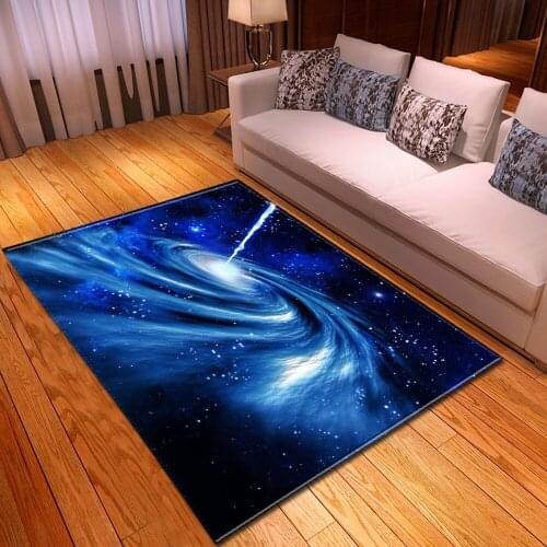 3D Star Sky Printed Carpet For Kids Room play Large Area Rug Baby Crawl Mat Soft Flannel Hallway Carpets for living room Bedroom