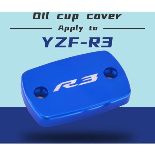 MOTORIST Free Shipping For YAMAHA YZF R3 2015-2016 Motorcycle Accessories Motorbike Brake Fluid Tank Cap Cover YZF-R3