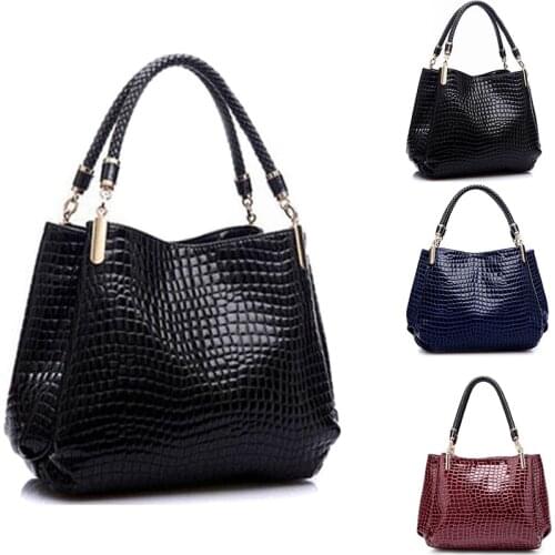 Famous Designer Brand Bags Women Leather Handbags 2020 Luxury Ladies Hand Bags Purse Fashion Shoulder Bags Bolsa Sac Crocodile