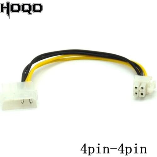 4Pin CPU Power supply to IDE Port Extension Cord Cable Desktop 4 pin ATX 12V P4 Power Male to Molex male Connector Cable 20cm