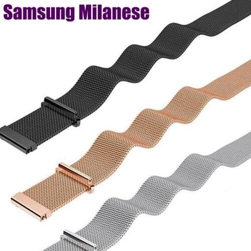 Magnetic loop for Samsung Galaxy Watch Active 2 3 44mm 45mm 46mm Amazfit gts 2 Bip 20mm 22mm Bracelet hauwei watch gt 2 3 Strap