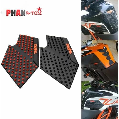 For KTM DUKE 125 200 390 New Decal Motorcycle Parts Tank Traction Side Pad Gas Fuel Knee Grip Decal DUKE200 DUKE390
