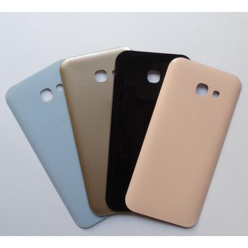 10pcs/lot Glass Material New Rear Battery Door Case For Samsung Galaxy A7 2017 A720 A720F Back Glass Housing Cover +Adhesive