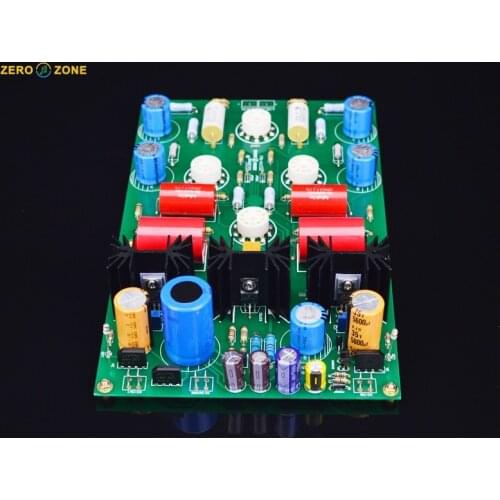GZLOZONE PRT08A Stereo tubes preamplifier Base on CAT-SL1 12AU7 12AX7 6JD8 (No tube)