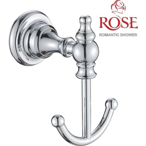 ROSE Hook, brass hook wall bathroom holder for things, brass anchor for things on the wall, wall hook,wall hanging robe hook, RG1121