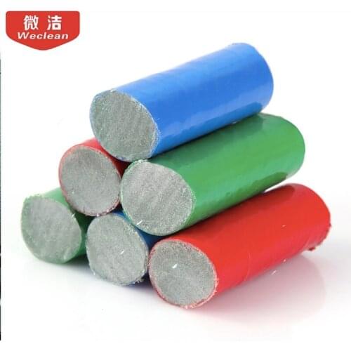 Stainless steel rod with 2 metal decontamination rust remover wipe wash pot