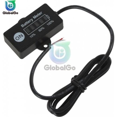 12V 24V Universal Battery Capacity Tester Meter Digital LCD Car Lead-acid Battery Indicator Monitor