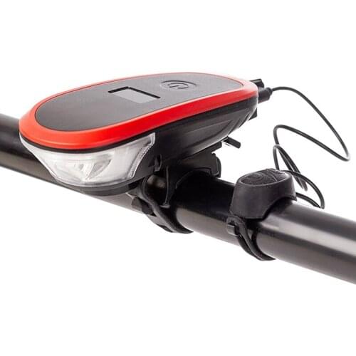 Bike LED Lights Set with Horn Waterproof Bicycle Front Headlight Bell USB Rechargeable for Road Mountain Cycling