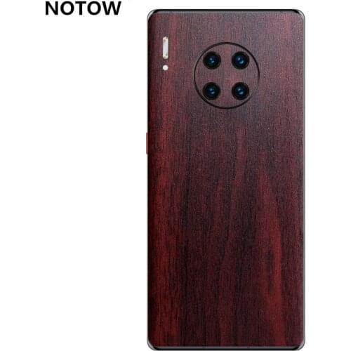 NOTOW Luxury Wood Skin Phone Sticker protective film Back Sticker for Huawei Mate30/mate30pro/mate20/mate20pro/p30pro/p20/p20pro