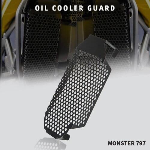 Motorcycle CNC Radiator Guard Grille Oil Cooler Cover Protection For Ducati Monster 797 2017-2020 Scrambler Icon Dark Cafe Racer