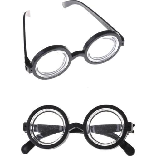 1PCS Circular Glass Minions Cosplay Costume Glasses Birtay Party Supplies Decoration Kids Funny Party Props