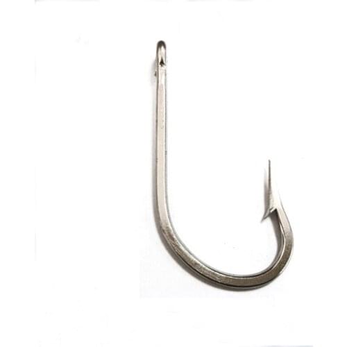 1pcs/lot Stainless Steel Fishing Hooks Sea Big Game Shark 20/0 Fish Hooks Sea Super Large J Type Tuna Bait Extra Big Fish Hooks