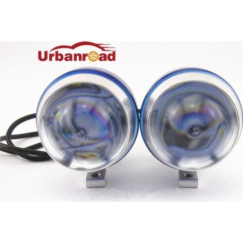 2PCS Motocycle Headlight 30W Chip U3 Angel Eye Driving Light fog lamp lens Head Lamp Spot light Strobe 12V ATV Offroad