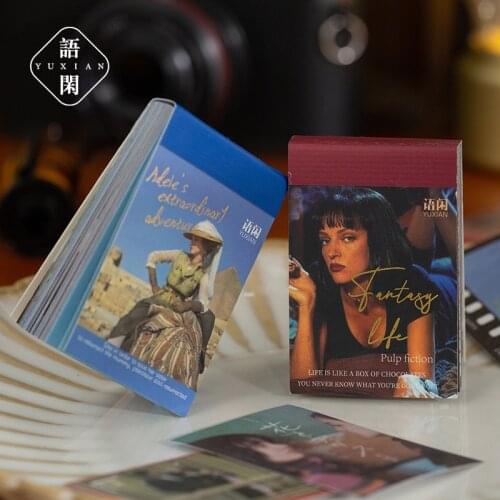 50pcs Aesthetic Sticker Book Stickers Scrapbooking Literature Romance Material Stationery Lovely School Supplies