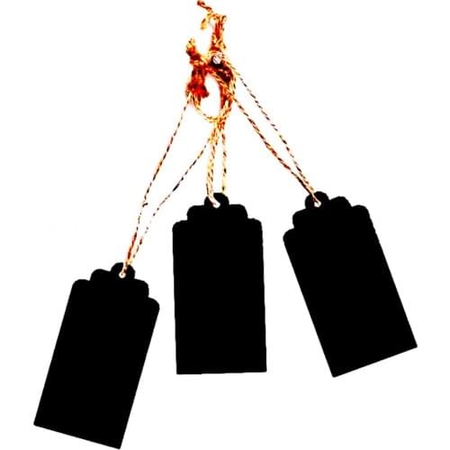 Price Tag Hanging Label BlackBoard Merchandise Commodity Name Card Wood Price Display Hanging Tag Mini Message Sign Board