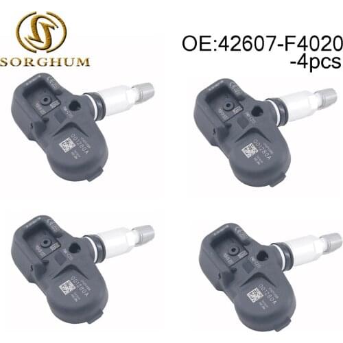 4PCS Tire Pressure Sensor 433MHZ TPMS 42607-F4020 Fits For Toyota Land Cruiser For Prado C-HR Camry For Le-xus